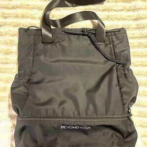 Beyond Yoga Charcoal Duffel Bag